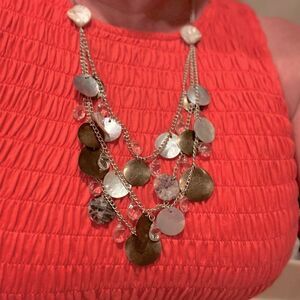 Shiny Adjustable Women’s Layered Fashion Necklace